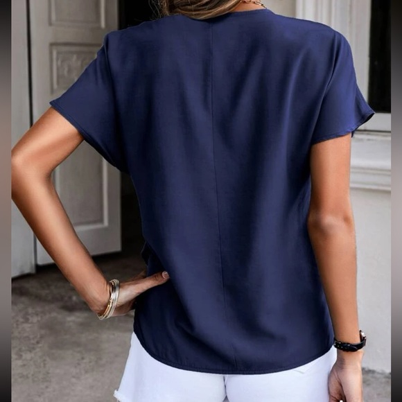 Boho batwing sleeve knot side blouse - Picture 13 of 15